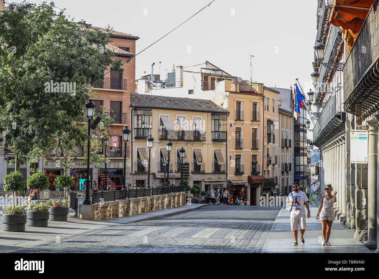 Vue de la ville de Tolède county de l'Espagne dans la province de Tolède, communauté autonome de Castille-La Manche, en Espagne. (PHOTO : VANESSA CARVALHO/BRA Banque D'Images