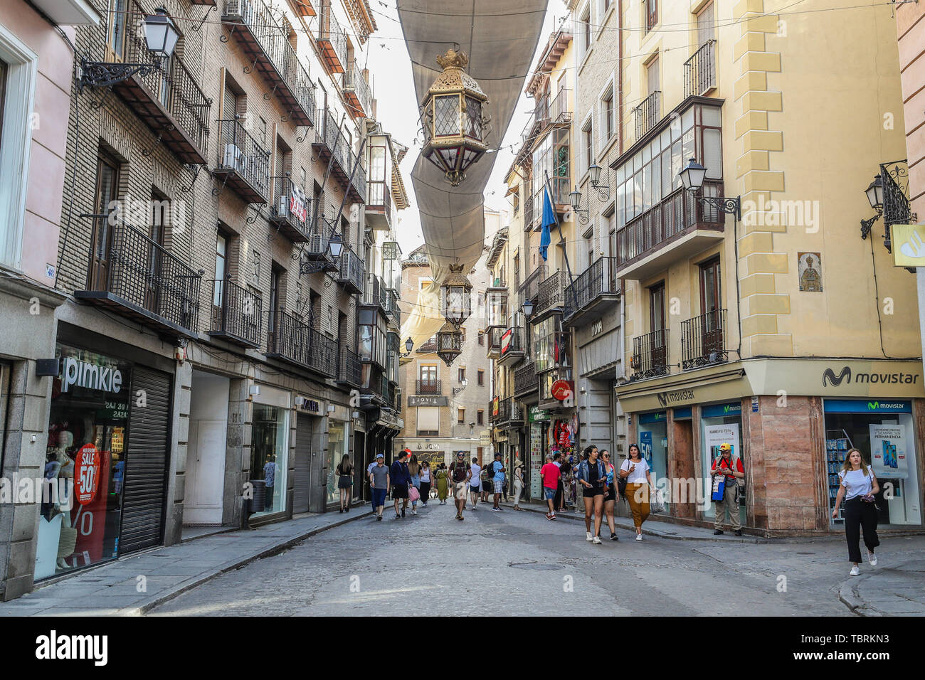 Vue de la ville de Tolède county de l'Espagne dans la province de Tolède, communauté autonome de Castille-La Manche, en Espagne. (PHOTO : VANESSA CARVALHO/BRA Banque D'Images