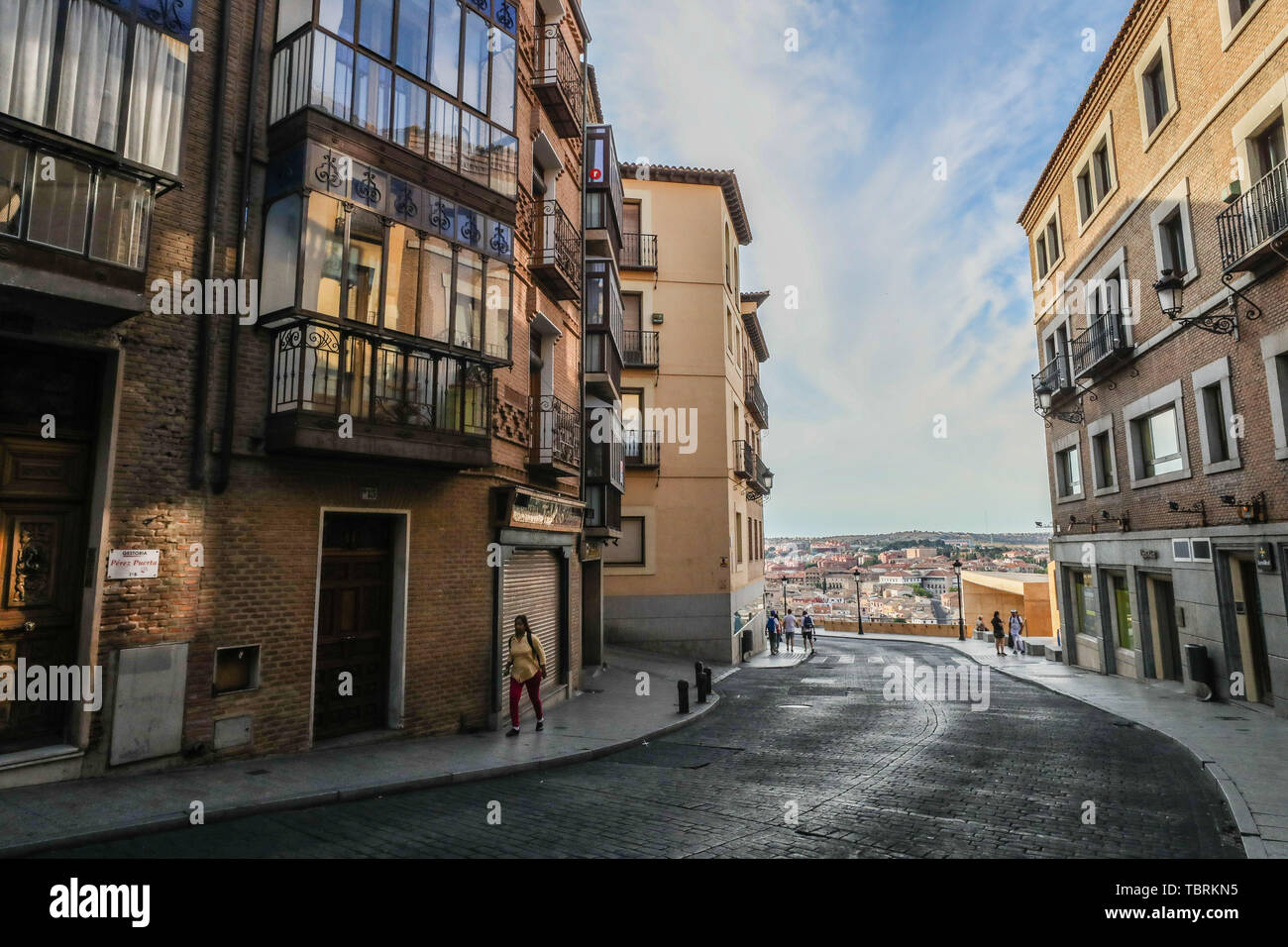 Vue de la ville de Tolède county de l'Espagne dans la province de Tolède, communauté autonome de Castille-La Manche, en Espagne. (PHOTO : VANESSA CARVALHO/BRA Banque D'Images