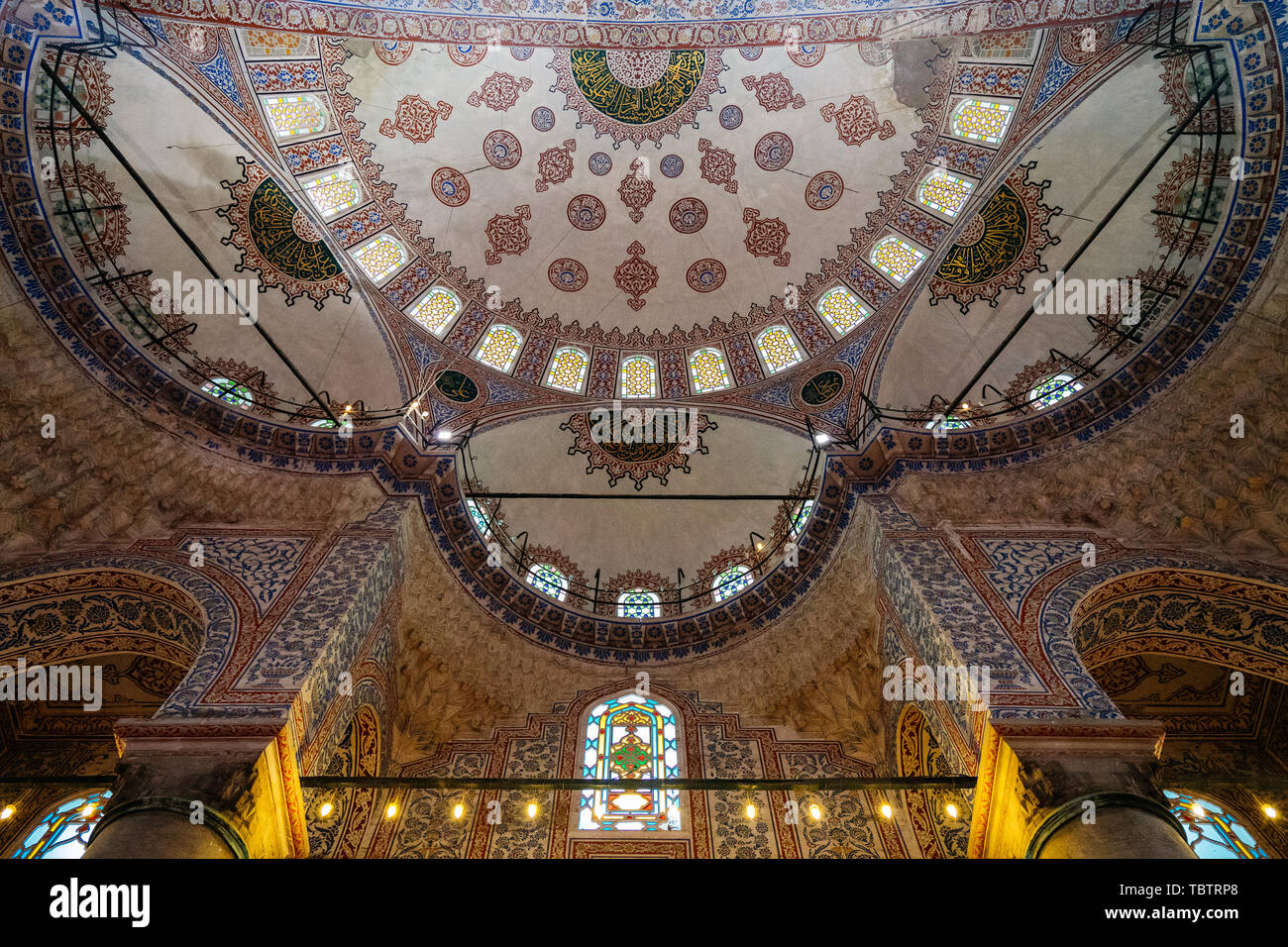 Istanbul, la cathèdrale dome San Banque D'Images