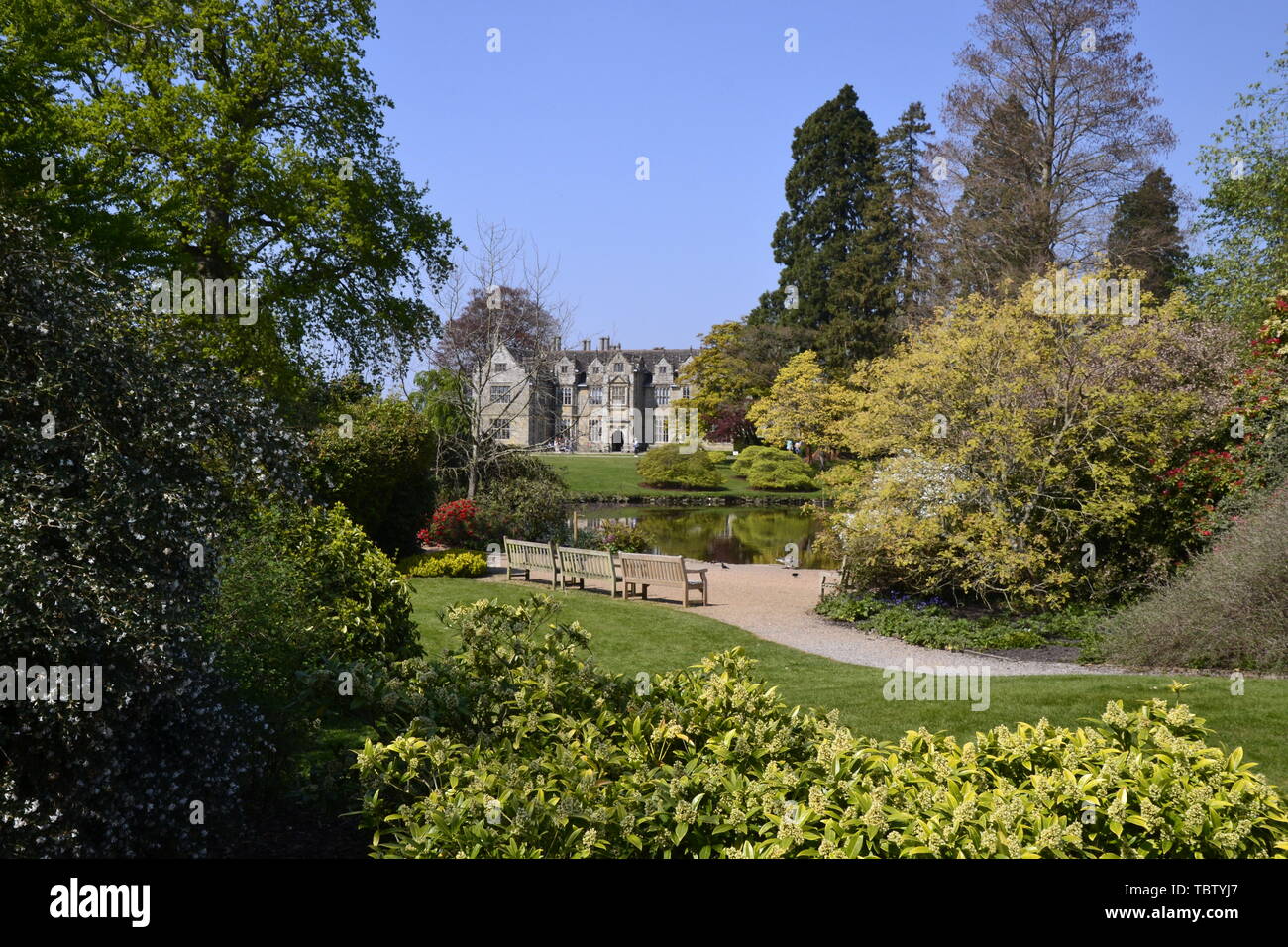 L'hôtel particulier, Wakehurst Gardens, East Sussex, UK Banque D'Images