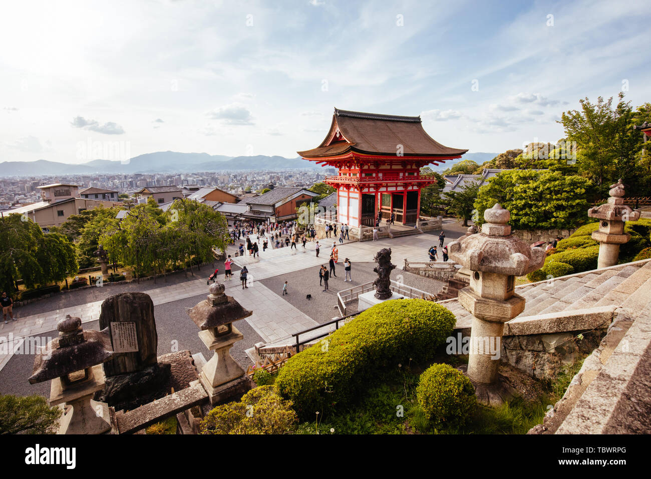 Le Temple Kiyomizu-dera Kyoto au Japon Banque D'Images
