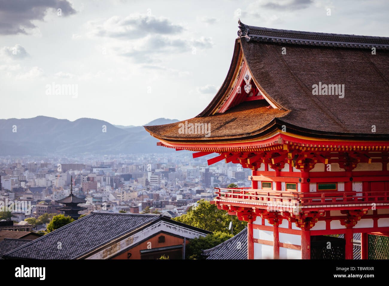 Le Temple Kiyomizu-dera Kyoto au Japon Banque D'Images