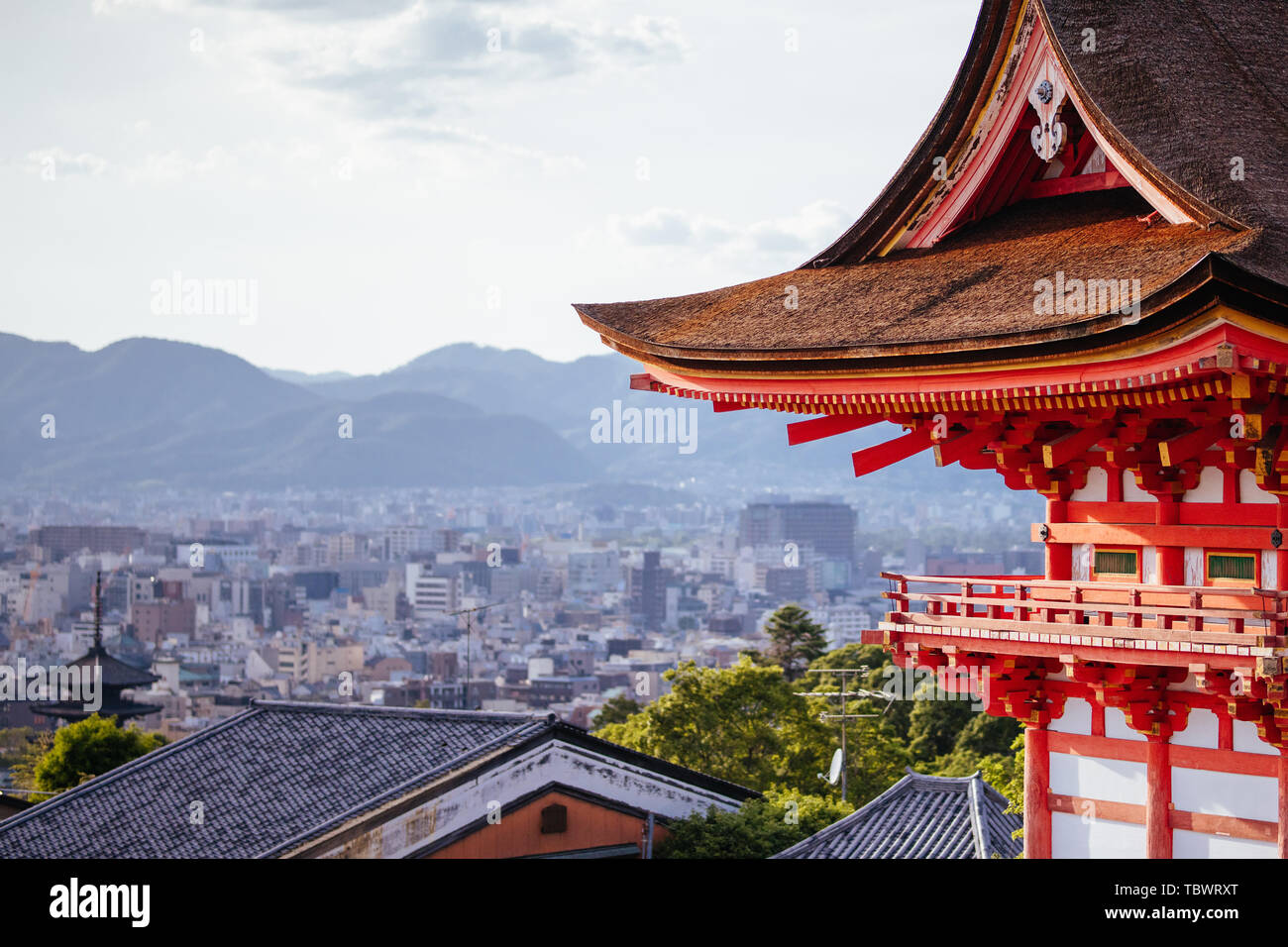 Le Temple Kiyomizu-dera Kyoto au Japon Banque D'Images