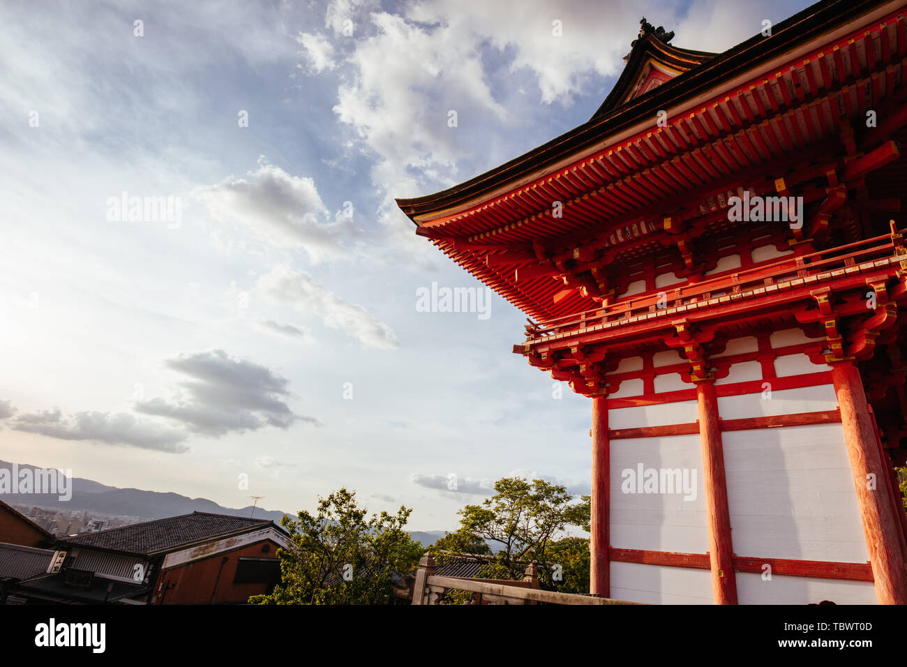 Le Temple Kiyomizu-dera Kyoto au Japon Banque D'Images