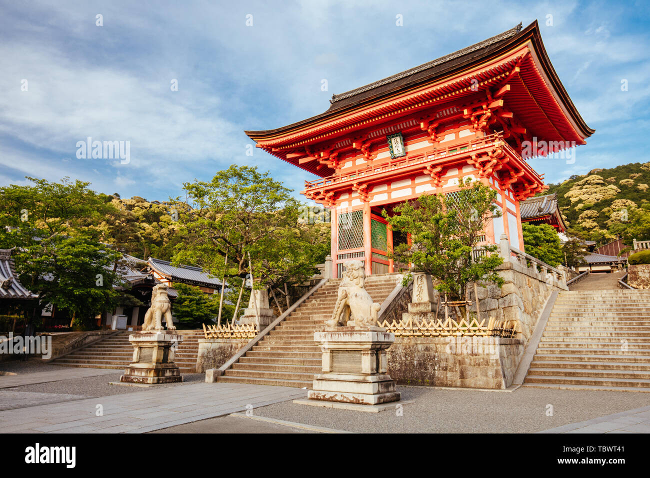 Le Temple Kiyomizu-dera Kyoto au Japon Banque D'Images