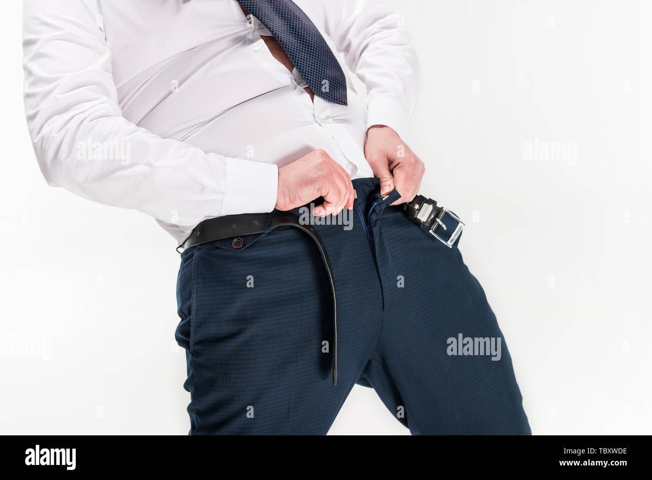 Pantalon serré homme sale