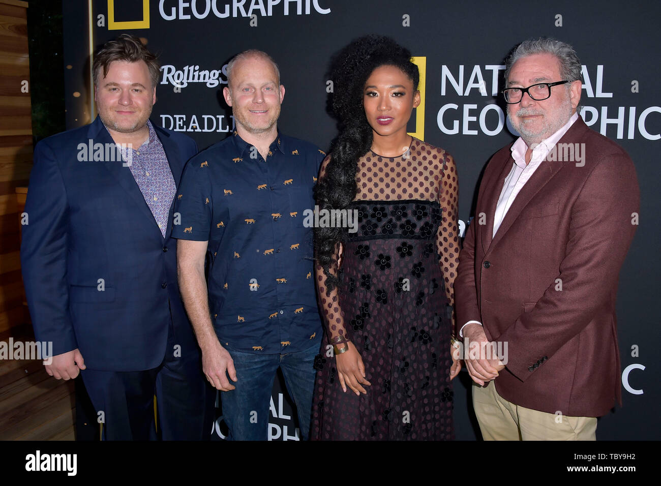 Los Angeles, USA. 09Th Juin, 2019. Benjamin Wallfisch, Tom Hugh-Jones, Judith Hill et Guillermo Navarro au National Geographic lice Showcase FYC événement au théâtre grec. Los Angeles, 02.06.2019 | Conditions de crédit dans le monde entier : dpa/Alamy Live News Banque D'Images