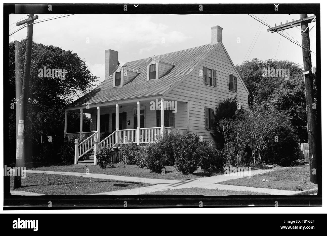 Mace House, 619 Ann Street, Beaufort, Carteret Comté, NC Banque D'Images