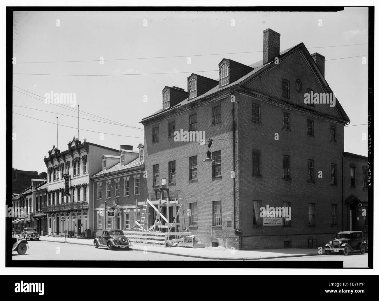 Mason's Coffee House (ordinaire), Nord 128 Royal Street, Alexandria, VA, ville indépendante Wise, John Banque D'Images