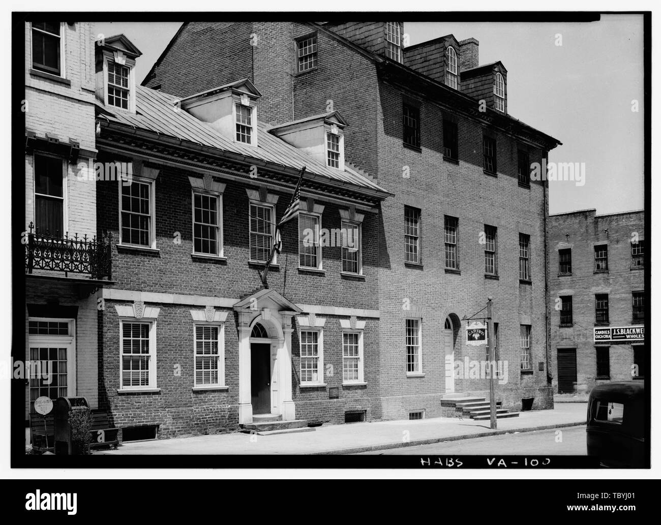 Mason's Coffee House (ordinaire), Nord 128 Royal Street, Alexandria, VA, ville indépendante Wise, John Banque D'Images