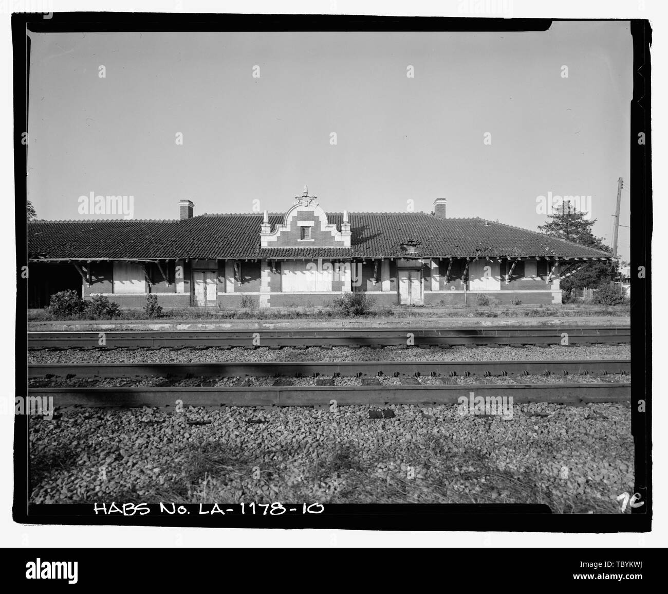PacificTexas Missouri Pacific Railroad Station, dixième et Jackson Rues, Alexandrie, Rapides parois, LA MissouriPacific Railroad Company Longstaff, H Ville d'Alexandrie, Powell J L Hudson, U P Moore, R N Association Historique de la Louisiane Centra Calloway, Deborah, émetteur Kohara, Jack M, photographe Bolton, Robert, historien Banque D'Images