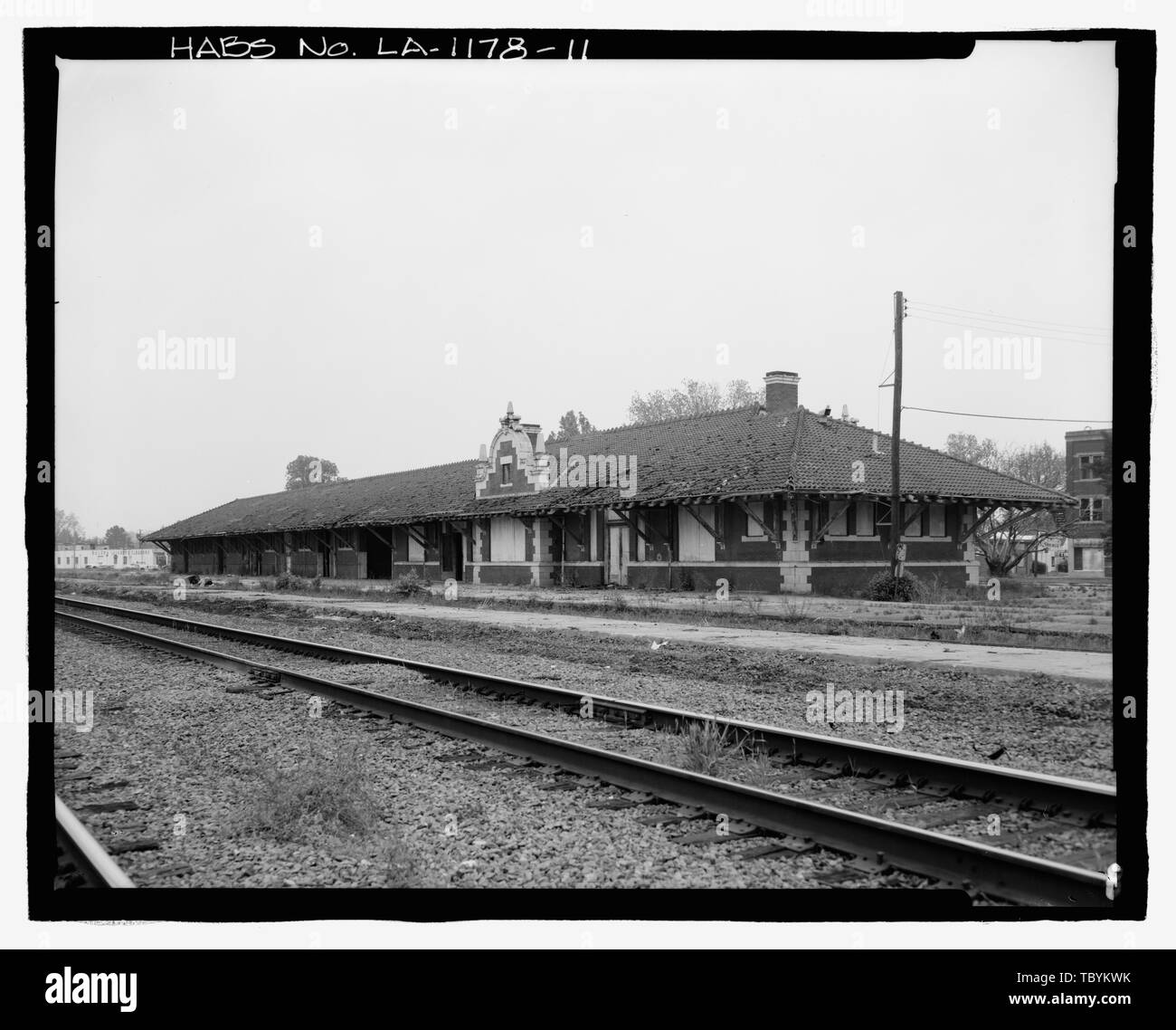 PacificTexas Missouri Pacific Railroad Station, dixième et Jackson Rues, Alexandrie, Rapides parois, LA MissouriPacific Railroad Company Longstaff, H Ville d'Alexandrie, Powell J L Hudson, U P Moore, R N Association Historique de la Louisiane Centra Calloway, Deborah, émetteur Kohara, Jack M, photographe Bolton, Robert, historien Banque D'Images