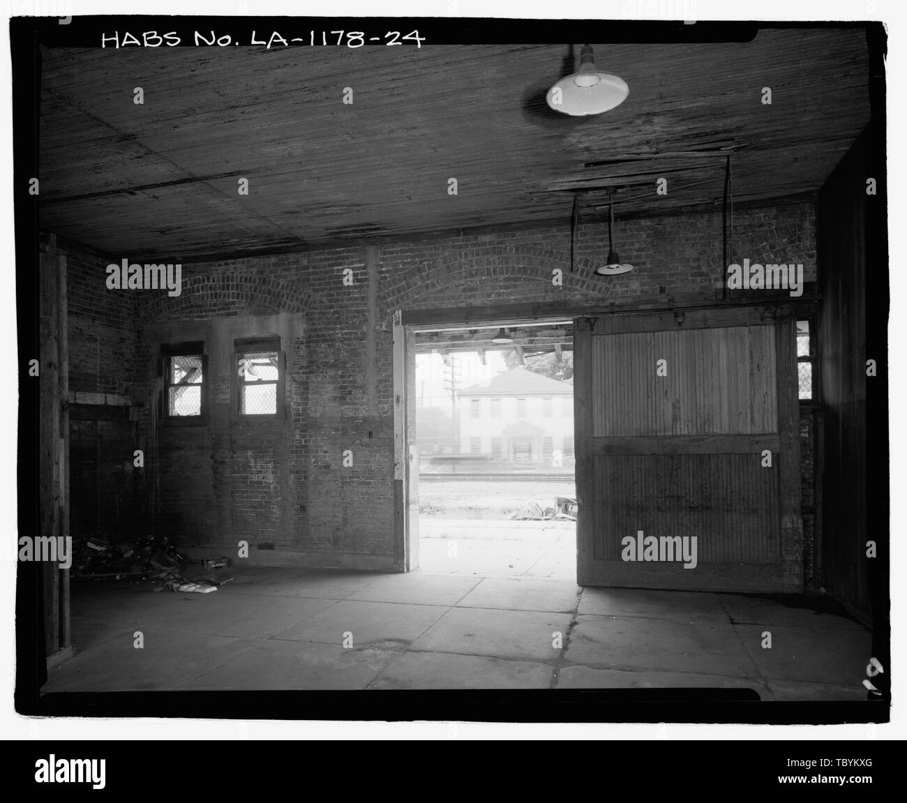 PacificTexas Missouri Pacific Railroad Station, dixième et Jackson Rues, Alexandrie, Rapides parois, LA MissouriPacific Railroad Company Longstaff, H Ville d'Alexandrie, Powell J L Hudson, U P Moore, R N Association Historique de la Louisiane Centra Calloway, Deborah, émetteur Kohara, Jack M, photographe Bolton, Robert, historien Banque D'Images