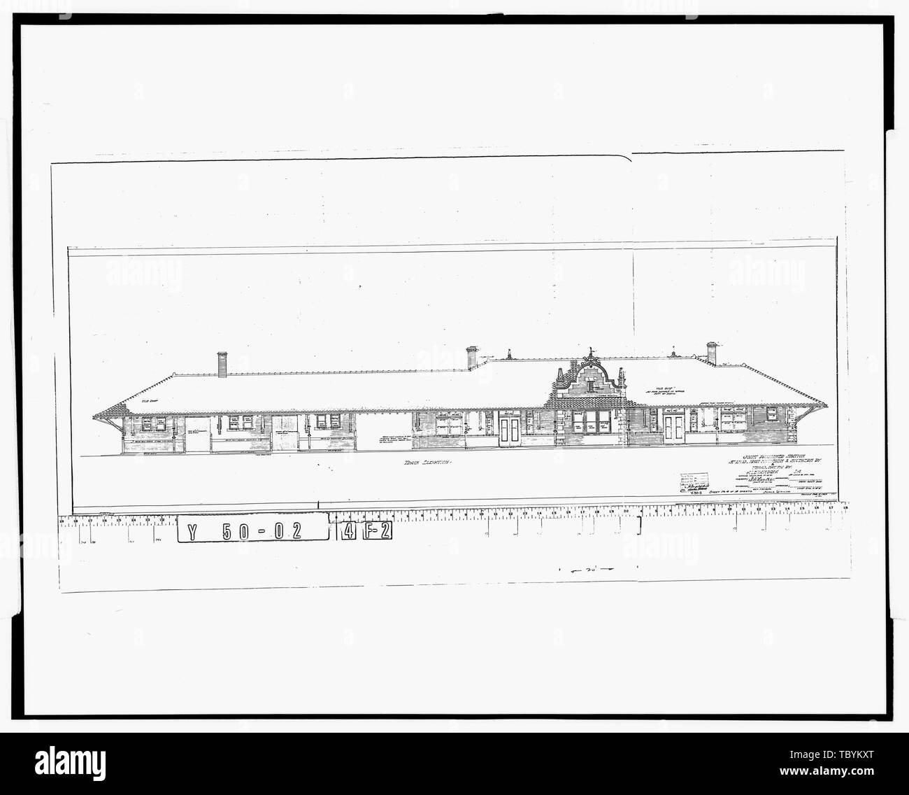 PacificTexas Missouri Pacific Railroad Station, dixième et Jackson Rues, Alexandrie, Rapides parois, LA MissouriPacific Railroad Company Longstaff, H Ville d'Alexandrie, Powell J L Hudson, U P Moore, R N Association Historique de la Louisiane Centra Calloway, Deborah, émetteur Kohara, Jack M, photographe Bolton, Robert, historien Banque D'Images