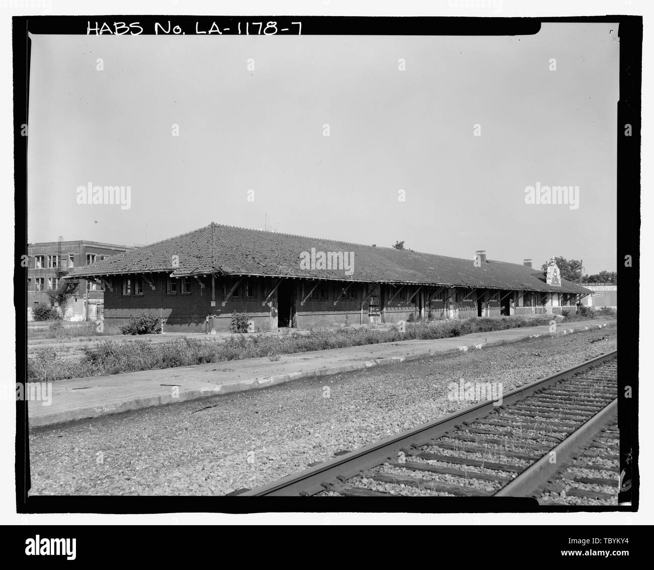 PacificTexas Missouri Pacific Railroad Station, dixième et Jackson Rues, Alexandrie, Rapides parois, LA MissouriPacific Railroad Company Longstaff, H Ville d'Alexandrie, Powell J L Hudson, U P Moore, R N Association Historique de la Louisiane Centra Calloway, Deborah, émetteur Kohara, Jack M, photographe Bolton, Robert, historien Banque D'Images