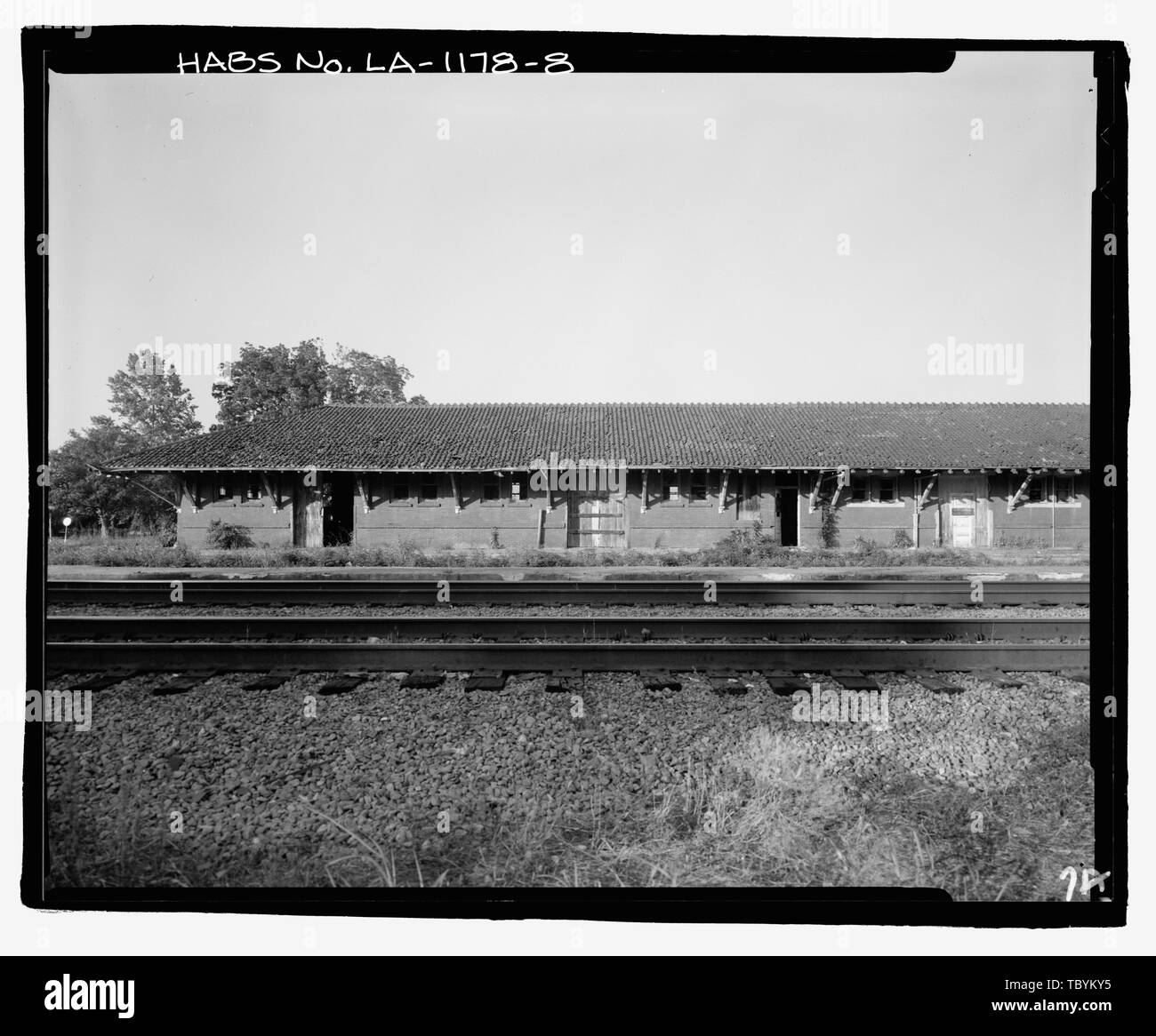 PacificTexas Missouri Pacific Railroad Station, dixième et Jackson Rues, Alexandrie, Rapides parois, LA MissouriPacific Railroad Company Longstaff, H Ville d'Alexandrie, Powell J L Hudson, U P Moore, R N Association Historique de la Louisiane Centra Calloway, Deborah, émetteur Kohara, Jack M, photographe Bolton, Robert, historien Banque D'Images