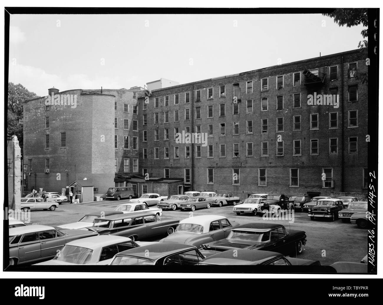 (Nord) du côté des marchands d'élévation, de l'Hôtel 4050 North Fourth Street, Philadelphie, comté de Philadelphie, PA Banque D'Images