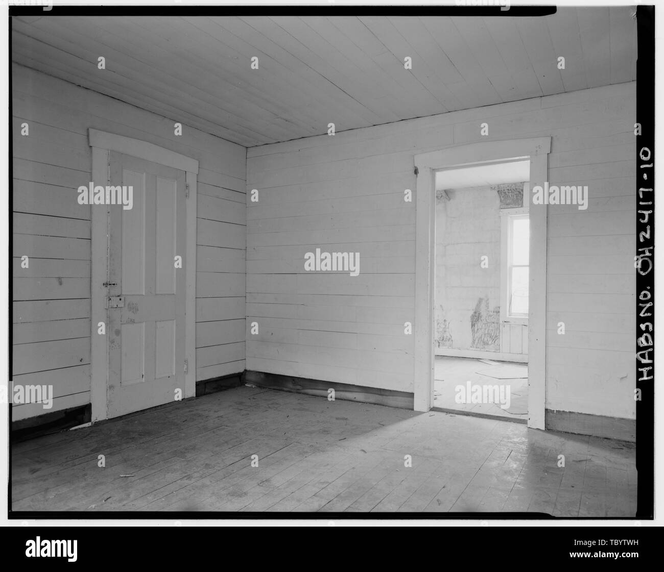 Nathaniel Cline House, du côté sud du chemin de comté 68, Cline, comté de Monroe, OH Banque D'Images