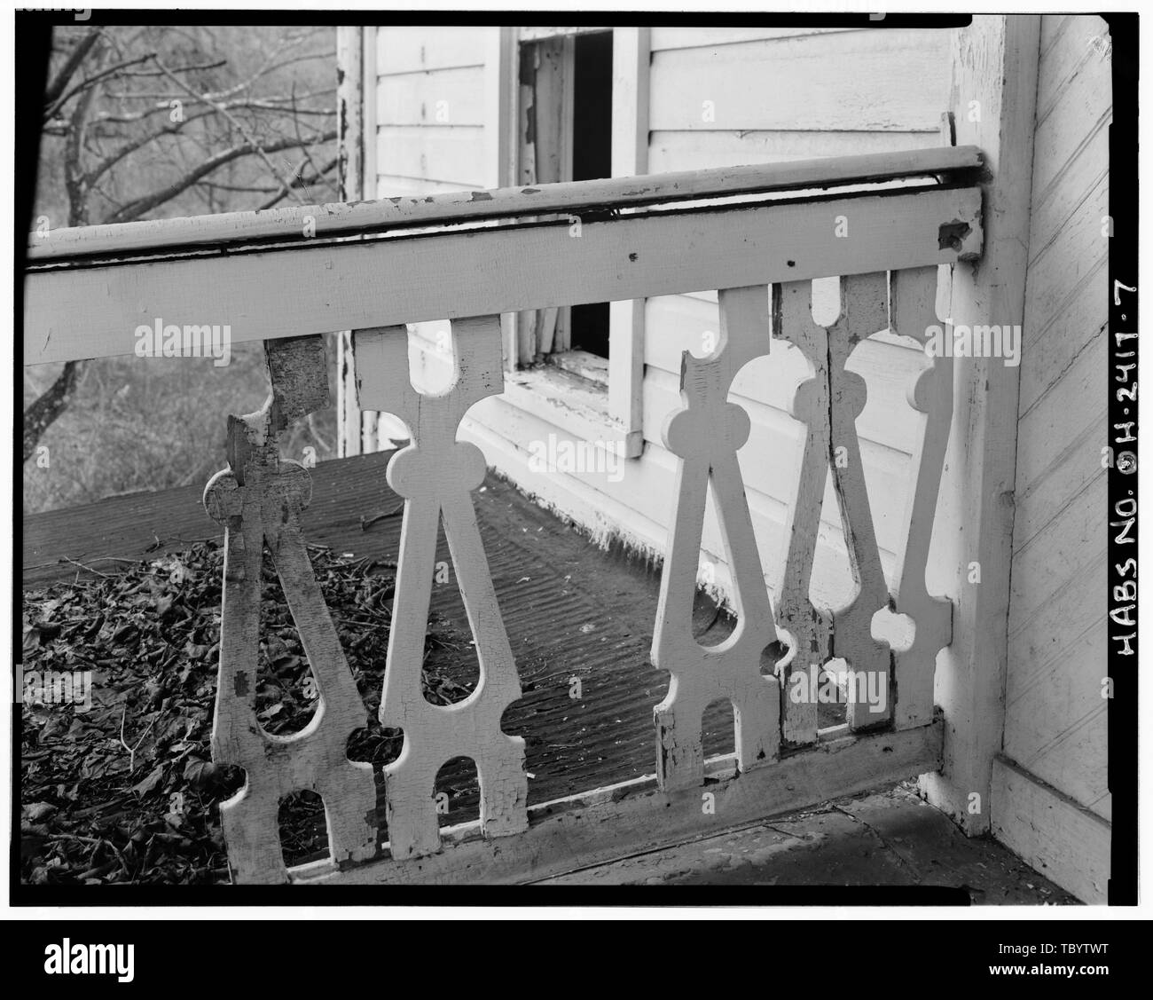 Nathaniel Cline House, du côté sud du chemin de comté 68, Cline, comté de Monroe, OH Banque D'Images