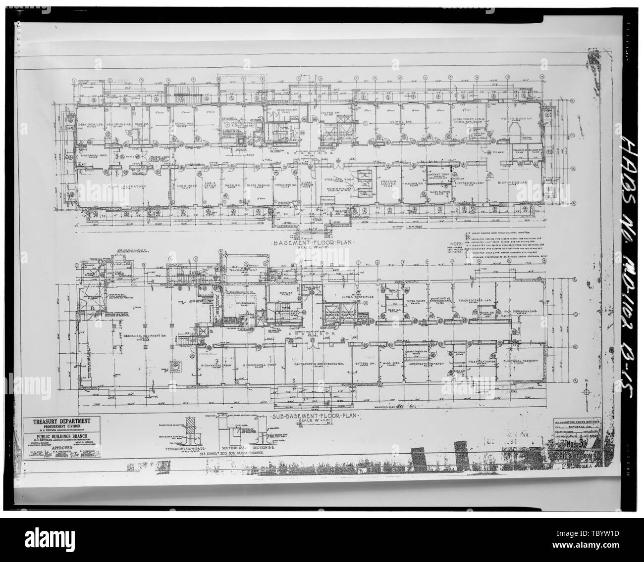 National Institutes of Health, National Cancer Institute, 9000 Rockville Pike, Bethesda, comté de Montgomery, MD Banque D'Images
