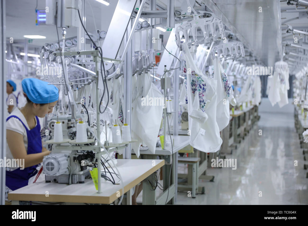 atelier-de-production-de-v-tements-photo-stock-alamy
