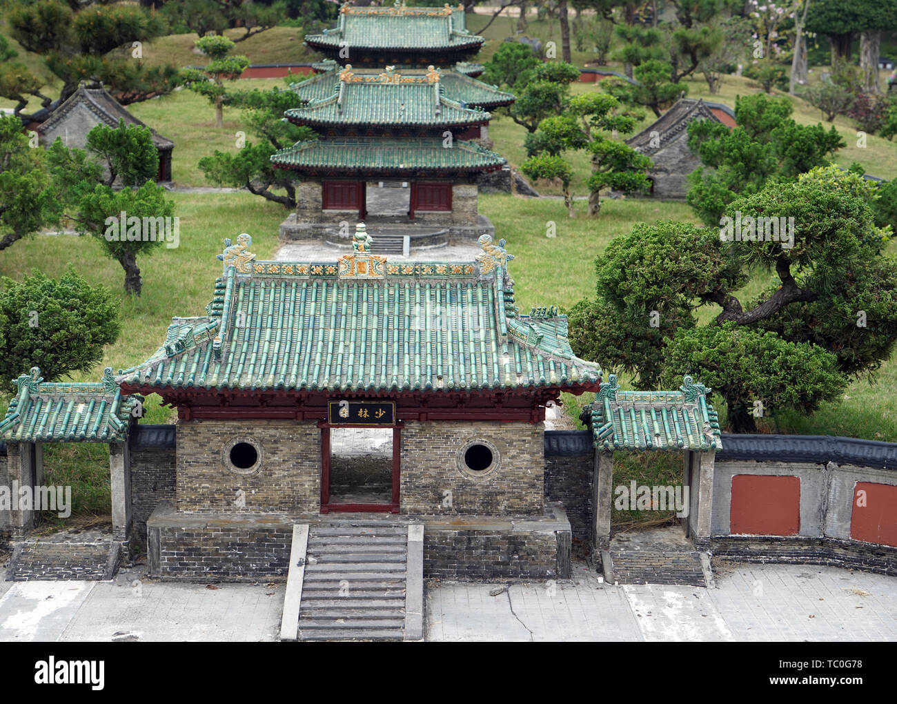 Paysage architectural chinois Fairview Banque D'Images