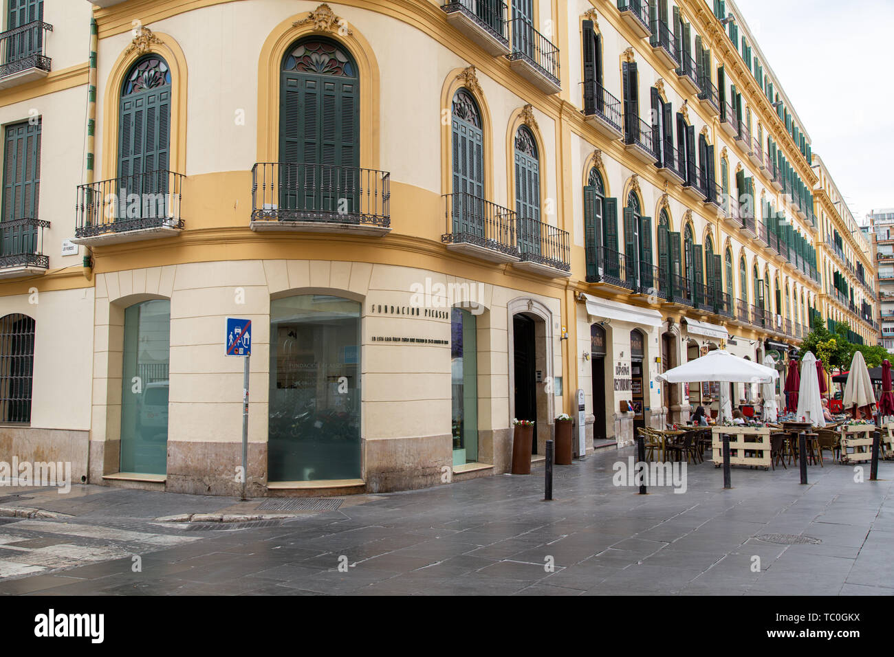 Lieu de naissance de Pablo Picasso à Malaga, Espagne Banque D'Images