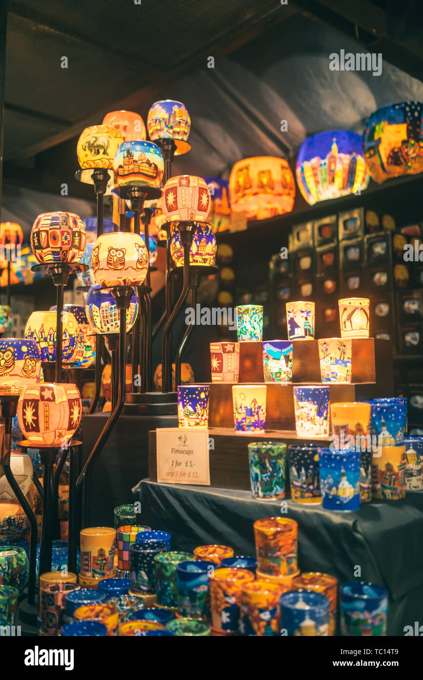Foire de Noël, Angleterre Banque D'Images