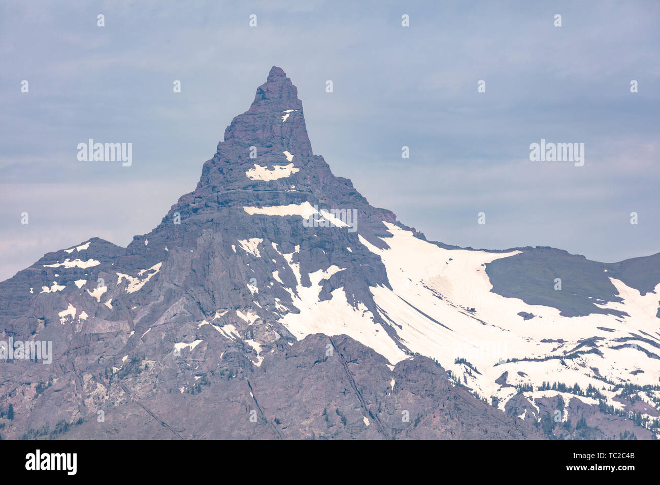 Crête du pilote de montagnes Beartooth dans Custer Gallatin National Forest 8 juillet 2018 près de West Yellowstone, Montana. Banque D'Images