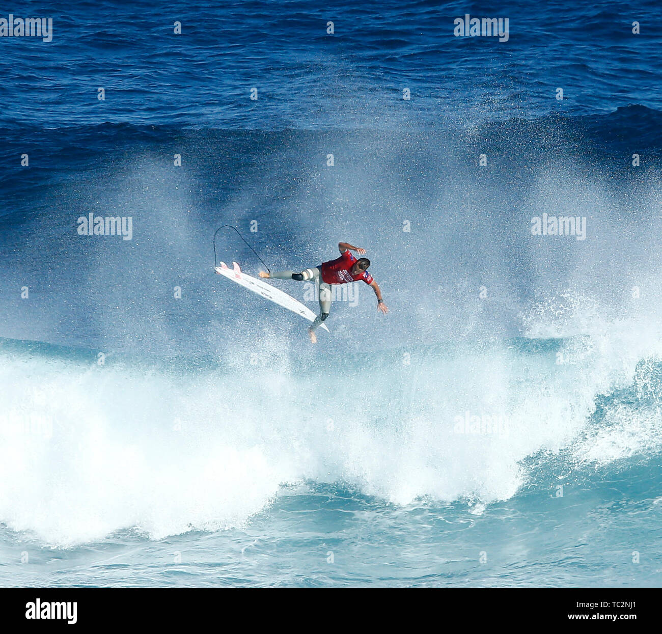 Surfers Point, Australie occidentale, Prevelly. 4 juin, 2019. La Margaret River Pro de la Ligue mondiale de Surf Tour Championnat du monde ; Julian Wilson, de l'Australie élimine au cours de sa demi-finale à perte Kolohe Andino des USA : Action Crédit Plus Sport/Alamy Live News Banque D'Images