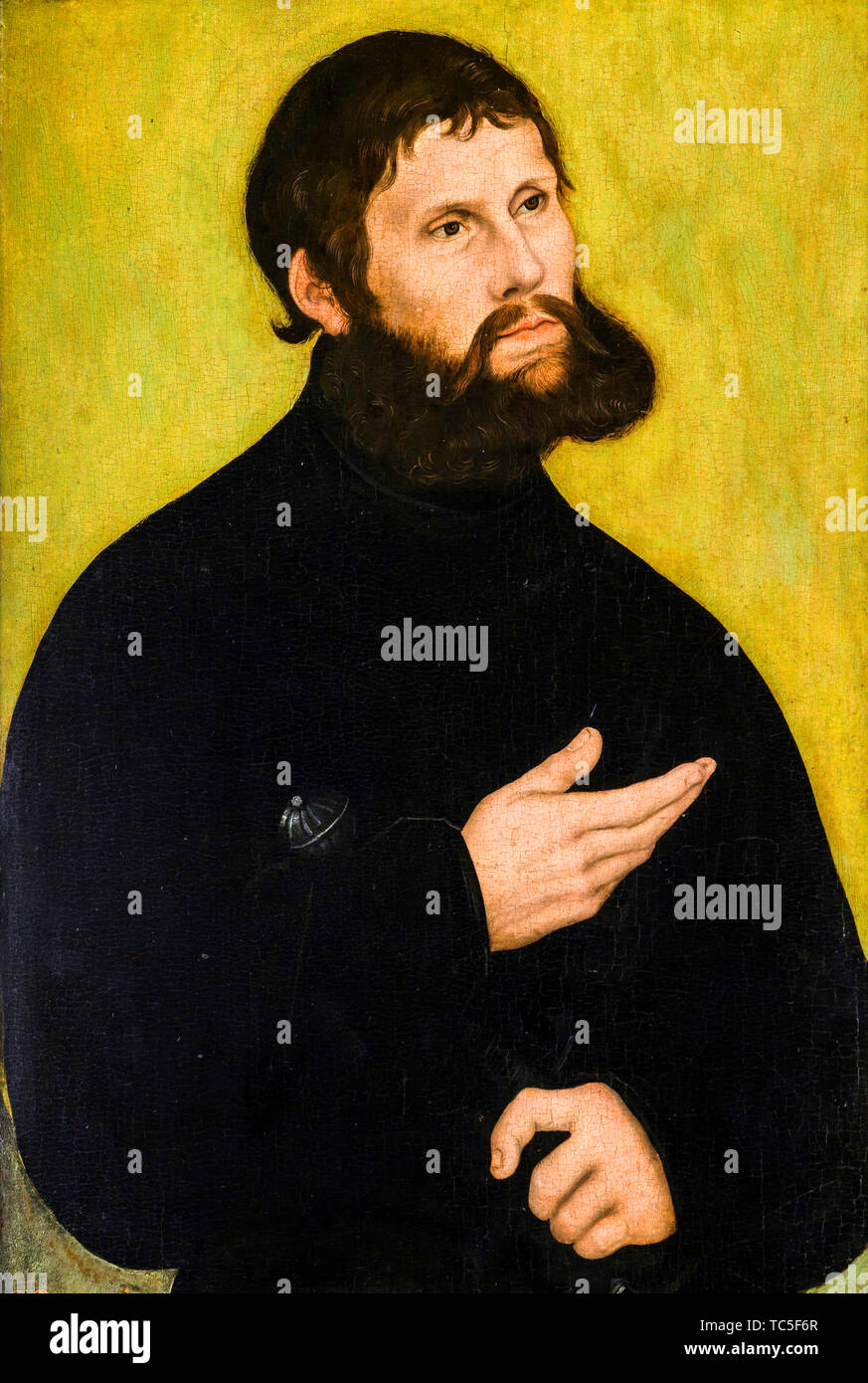 Lucas Cranach l'Ancien, Martin Luther comme Junker Jörg, portrait, vers 1521 Banque D'Images