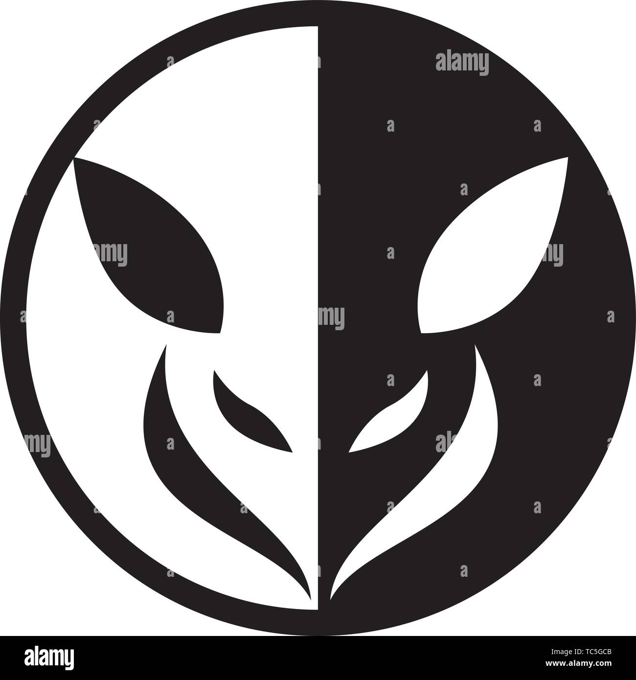 Circulaire du petit animal isolé logo Vector Illustration Illustration de Vecteur