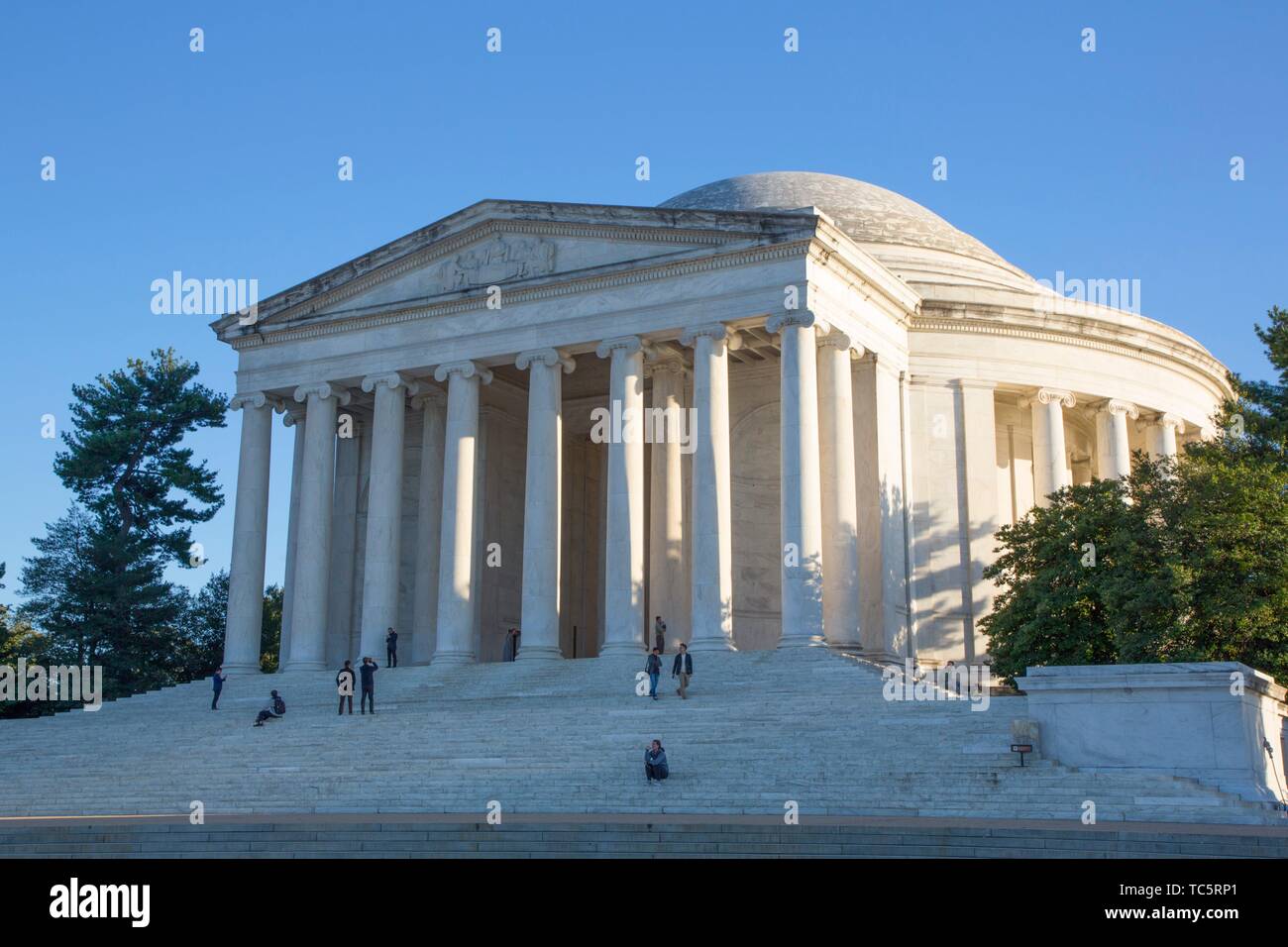 Thomas Jefferson Memorial, Washington DC, États-Unis Banque D'Images