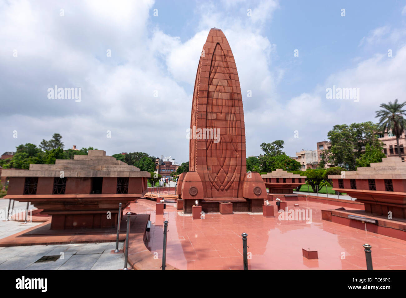 Mémorial de Jallianwala Bagh de Jallianwala Bagh, pour commémorer le massacre d'Amritsar, Punjab, India Banque D'Images