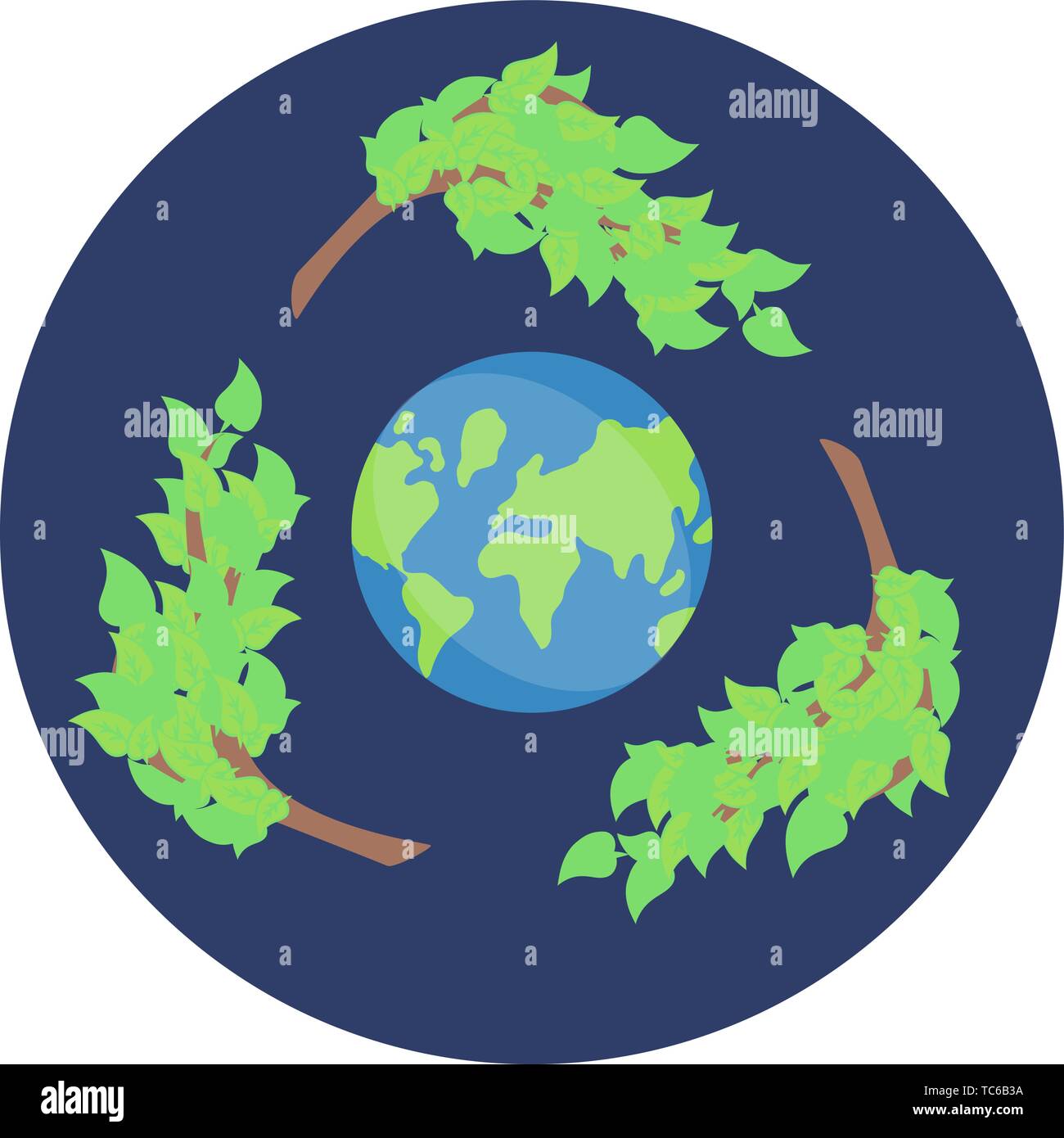 Autocollant recyclage, vecteur icône vecteur Illustration de Vecteur