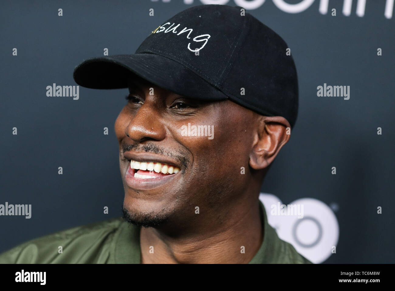 LOS ANGELES, CALIFORNIE, USA - 05 juin : le rappeur Tyrese Gibson arrive à la Los Angeles Premiere de HBO's 'Ice On Fire' qui a eu lieu au Los Angeles County Museum of Art, le 5 juin 2019 à Los Angeles, Californie, États-Unis. (Photo par Xavier Collin/Image Press Office) Banque D'Images