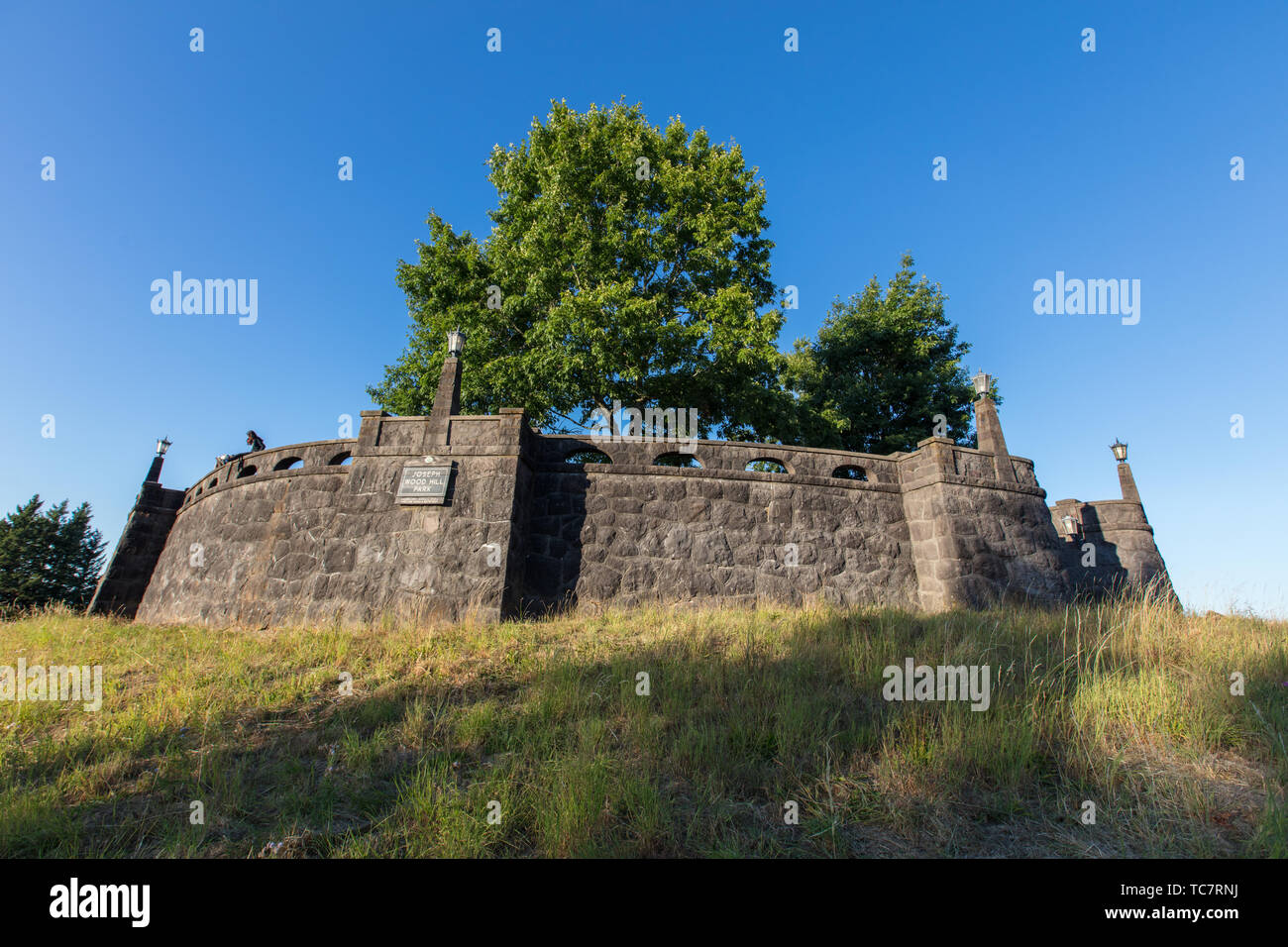 Rocky Butte Bâtiment historique de Portland, États-Unis Banque D'Images