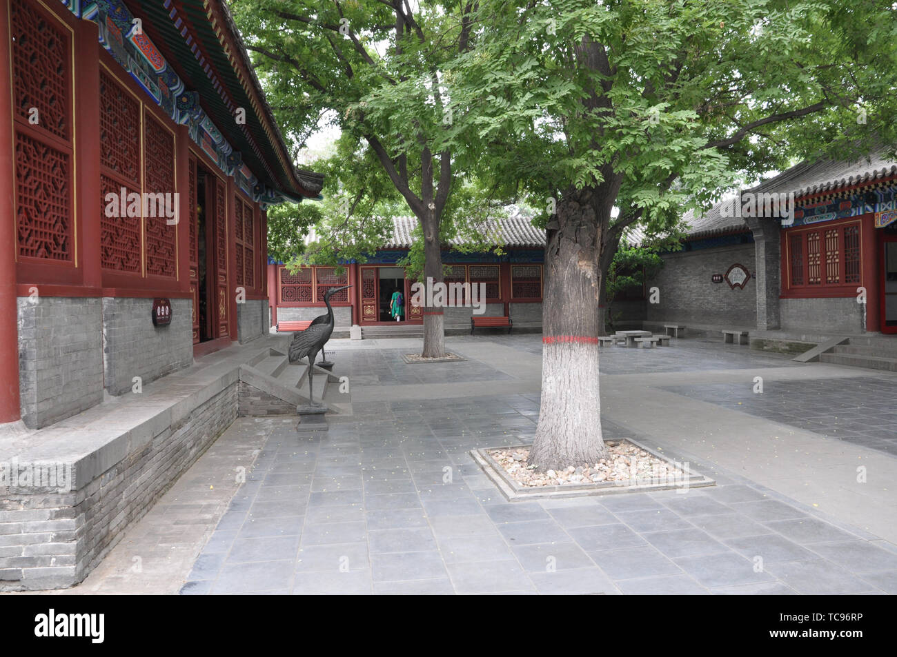 Maison Rongguo, Zhengding, dans la province du Hebei Banque D'Images