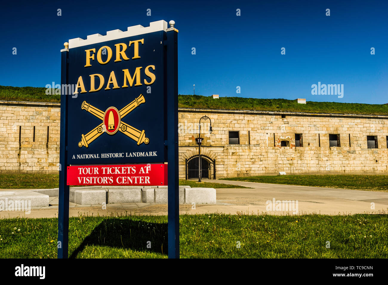 Fort Adams State Park - Newport, Rhode Island, USA Banque D'Images