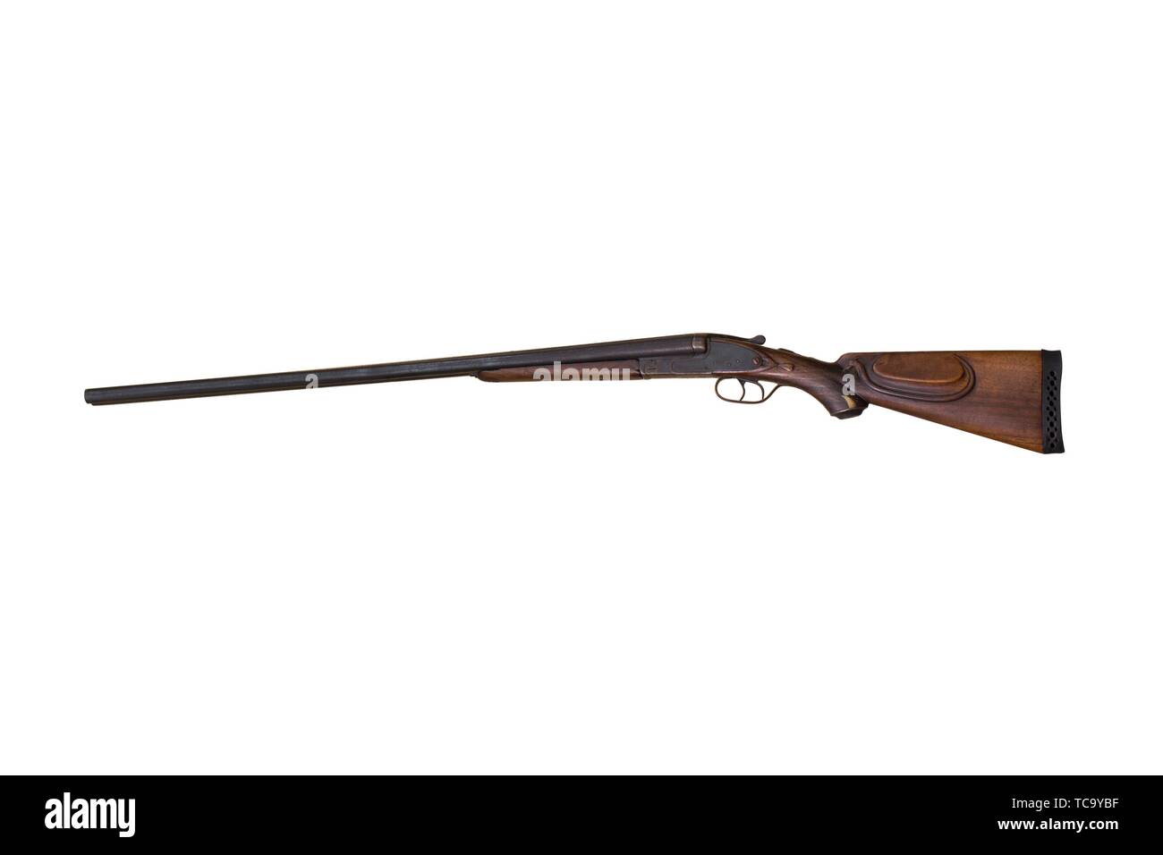 Fusil de chasse double Banque de photographies et d’images à haute