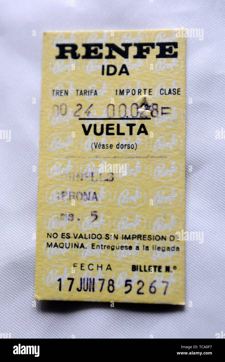 BILLET DE TRAIN EN ESPAGNE visual data 3