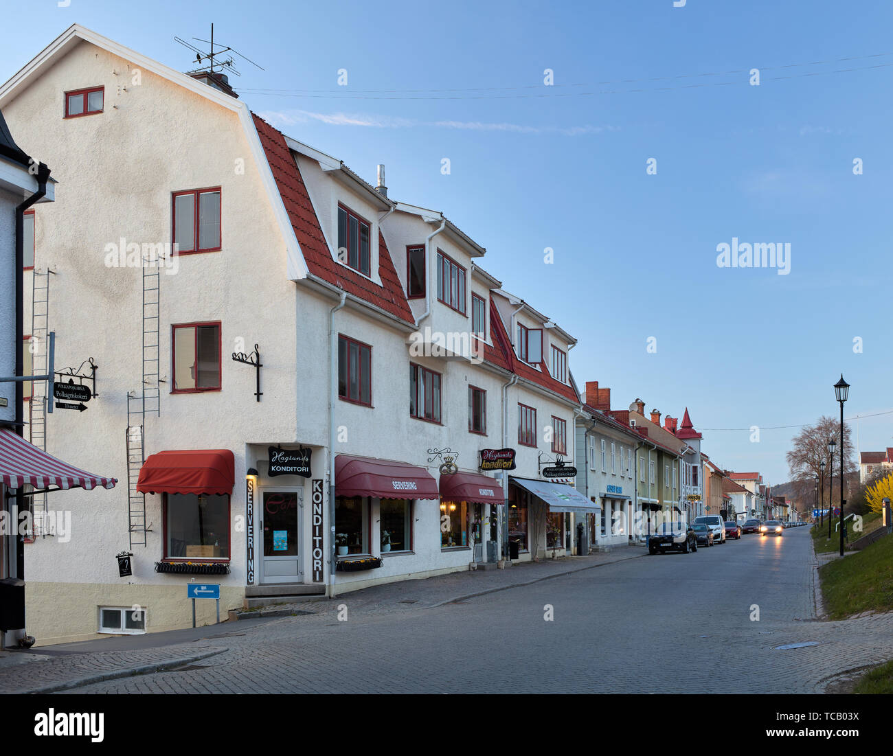 Brahegatan, suède en Gränna Banque D'Images
