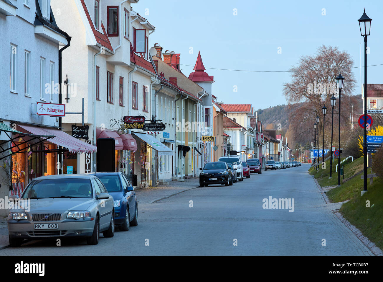 Brahegatan, suède en Gränna Banque D'Images