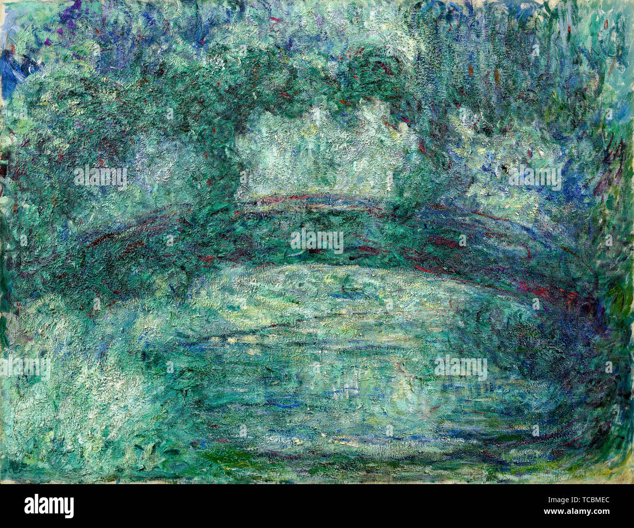 Claude Monet, le pont japonais, peinture, vers 1919 Banque D'Images