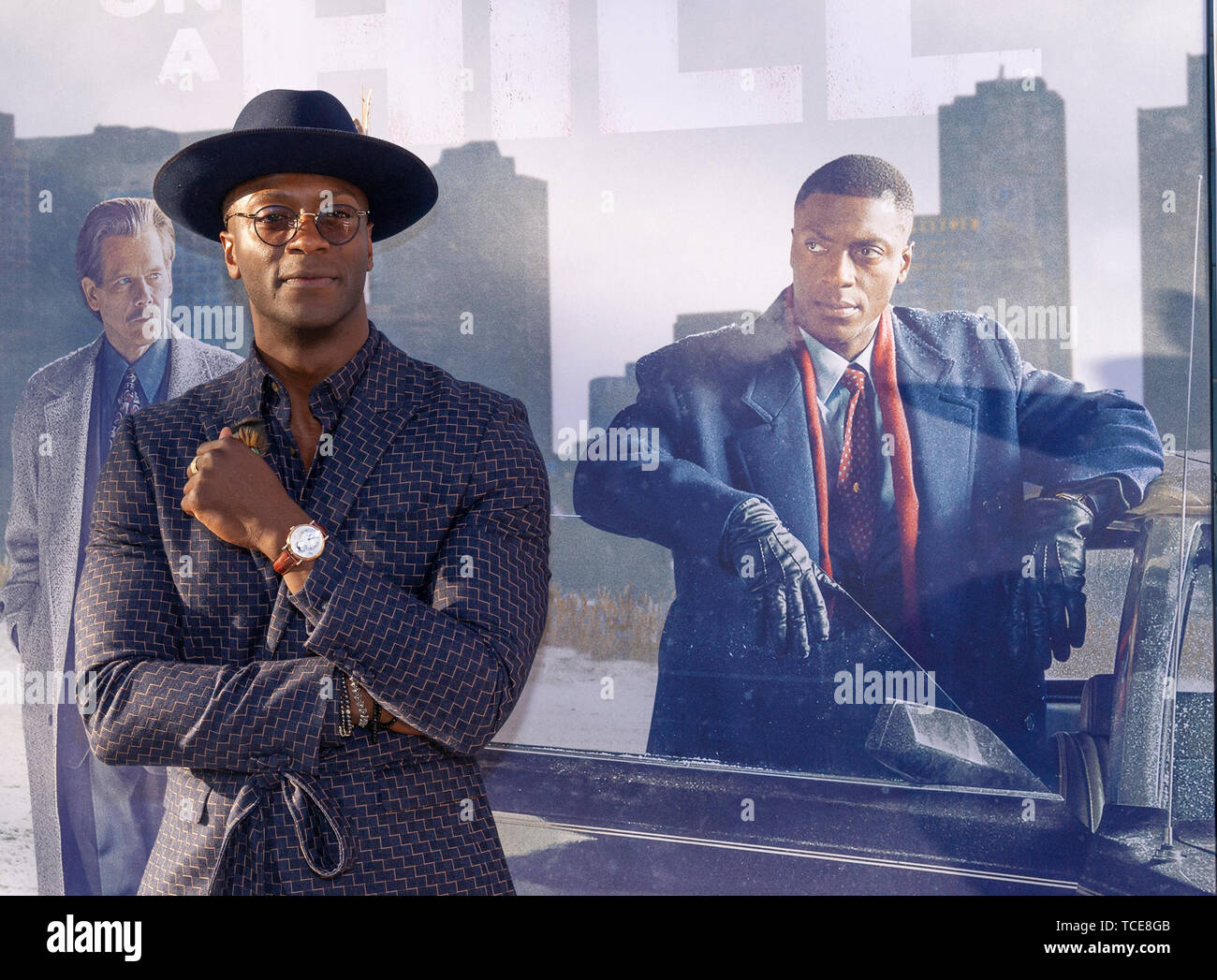 New York, États-Unis. 04 Juin, 2019. Aldis Hodge s'occupe du réseau Showtime sur une colline de la Ville New York en première mondiale au Théâtre SVA Crédit : Lev Radin/Pacific Press/Alamy Live News Banque D'Images