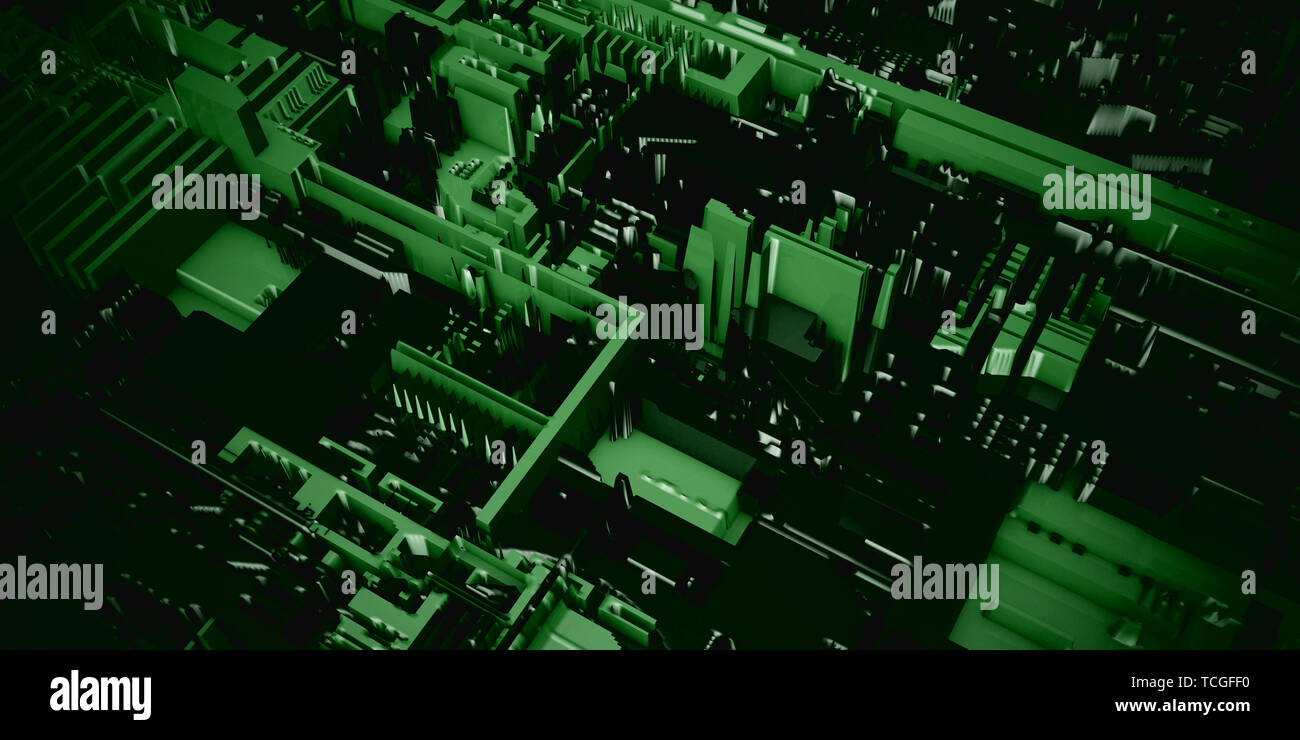 L'électronique et de l'industrie des semi-conducteurs comme une entreprise de l'avenir Banque D'Images