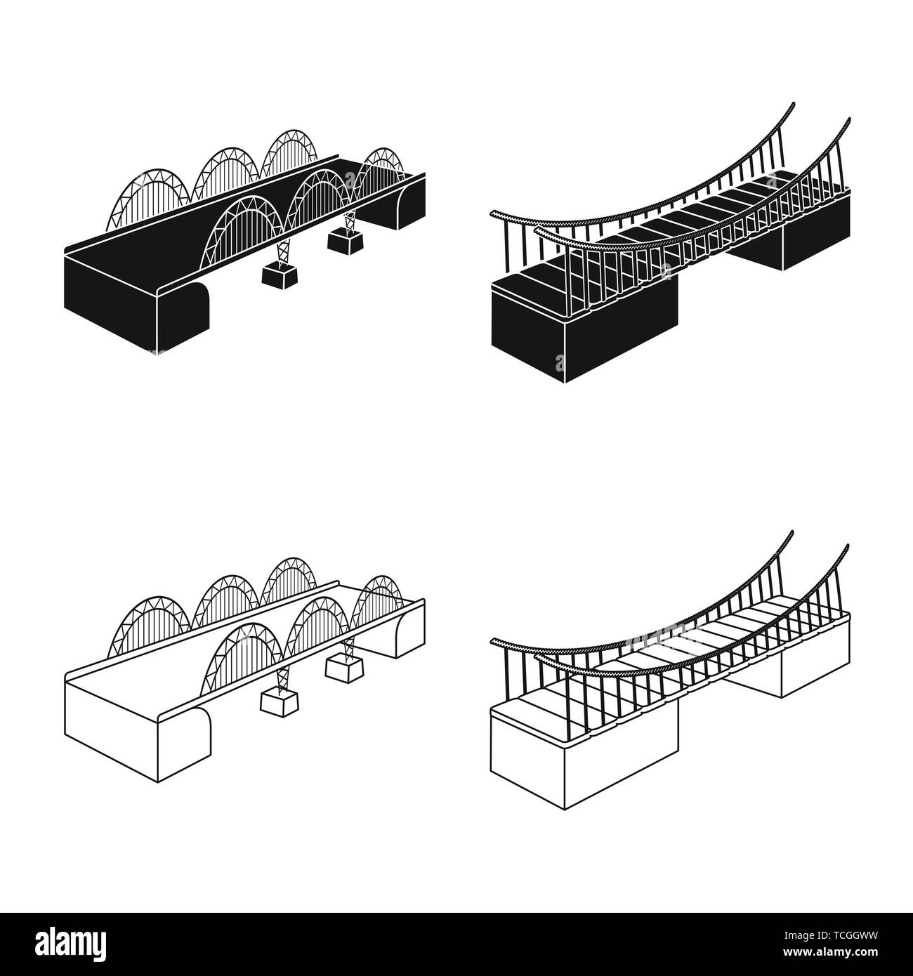 Bridge,mobile,Canada,ascenseur,mer,suspension,banque,AJUSTABLE,river,support,cascade,coffrage,mains courantes,metal,retombantes,modernes,des,cable,cadre,design,construire,ponts,côté,architecture,vue,vue,passage,structure,set,icône,,illustration,collection,isolé,graphique,élément,signe, vecteurs vecteur , Illustration de Vecteur