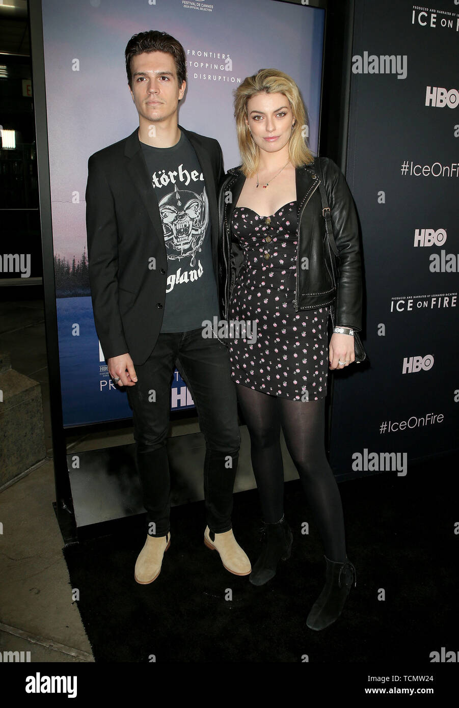 5 juin 2019 - Los Angeles, CA, États-Unis - 05 juin 2019 - Los Angeles, Californie - Lola Lennox, Braeden Wright ''Ice on Fire'' HBO Los Angeles Premiere tenue au LACMA. Crédit photo : F. Sadou/AdMedia (crédit Image : © F. Sadou/AdMedia via Zuma sur le fil) Banque D'Images