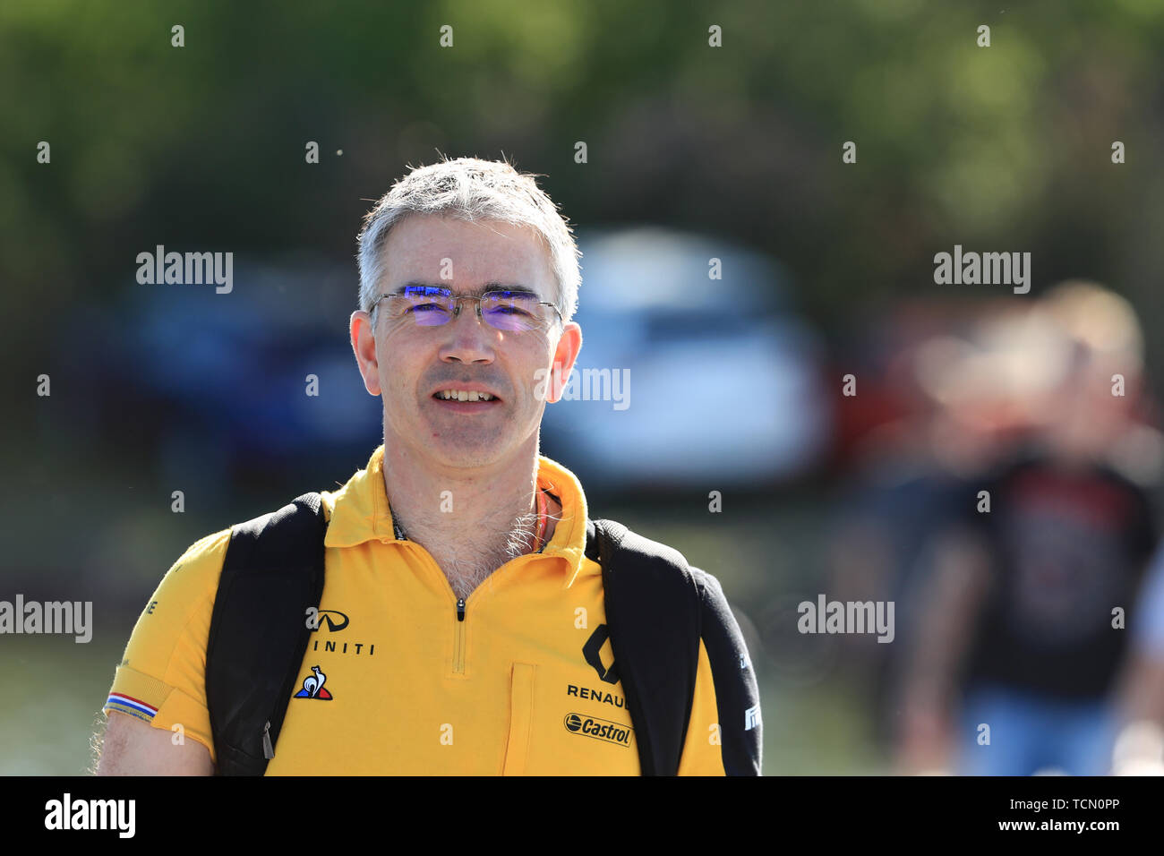 8 juin 2019, Circuit Gilles Villeneuve, Montréal, Québec, Canada ; Formule 1 Grand Prix du Canada, séances de qualification ; Nick Chester, Directeur Technique Châssis chez Renault Sport l'équipe de Formule 1 Banque D'Images